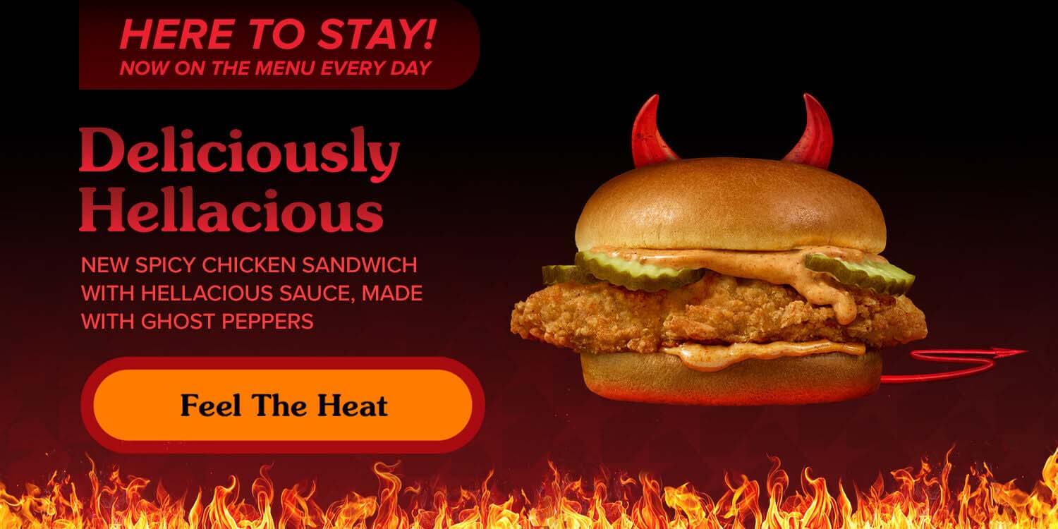 New Hellacious Chicken Sandwich