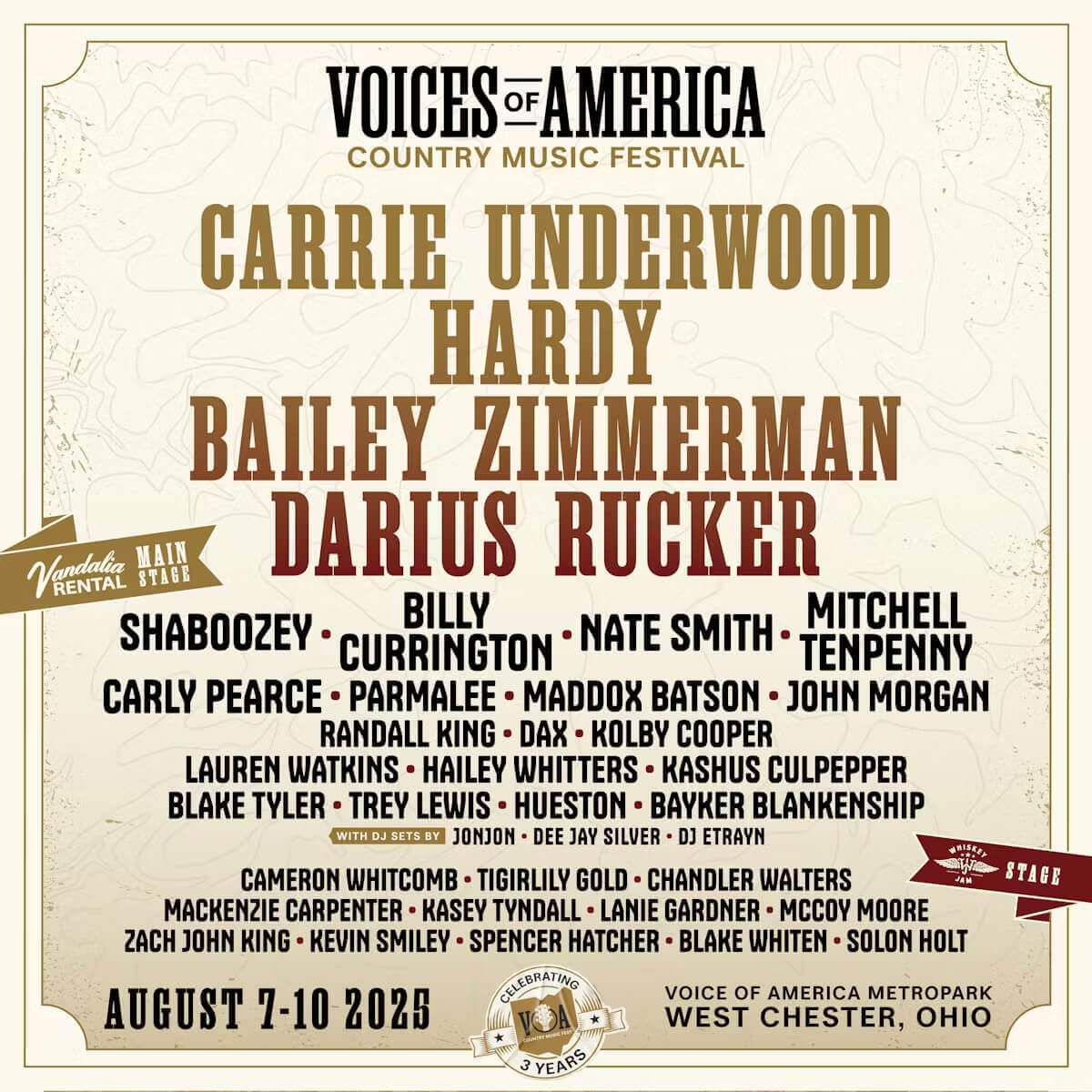 Artist Lineup